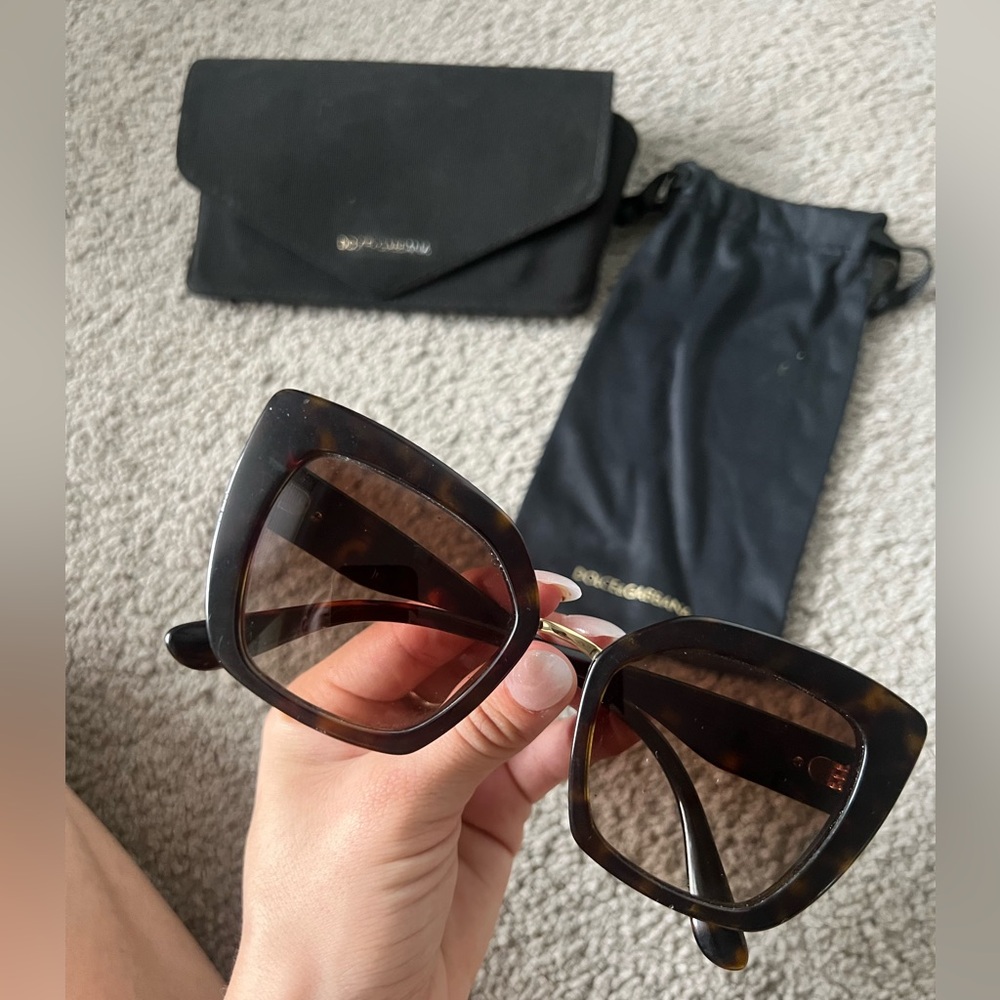 Women’s Dolce & Gabbana cat eye sunglasses